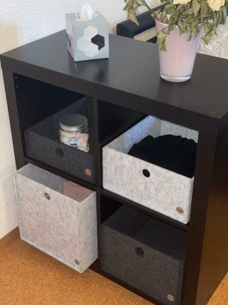 CARGA-Boxen im IKEA KALLAX Regal